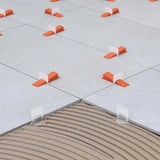 Raimondi RLS floor leveling system wedge and strips lippage free floor