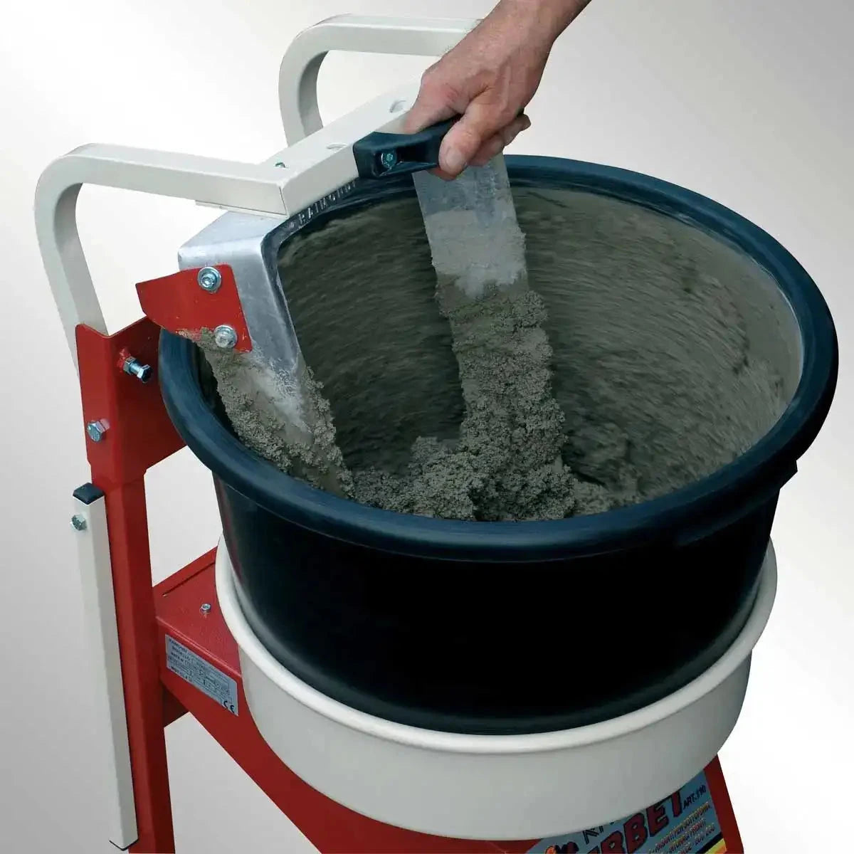 Raimondi Iperbet Properly mixes at 66 rpm without whipping air into the mixture, Increases application time of epoxy, Outperforms and outlasts power mixing drills