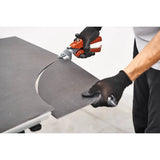 snap semi circle with raimondi hand pliers for ceramic tile