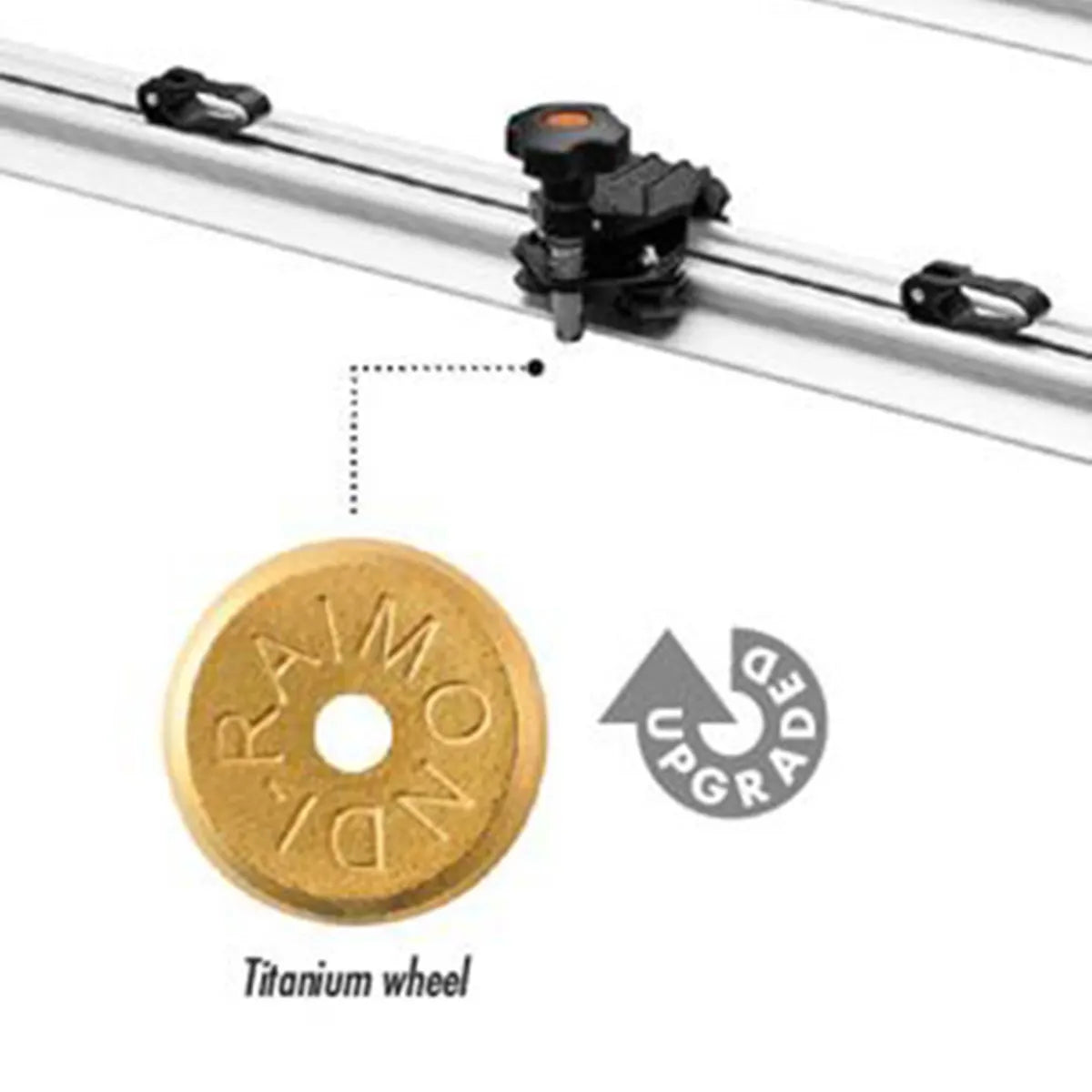 Raizor titanium coated cut wheel