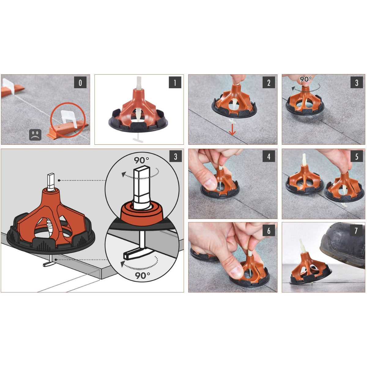 Raimondi R.L.S. SOS - "Emergency" Leveling System With Breakable Clips Install Guide