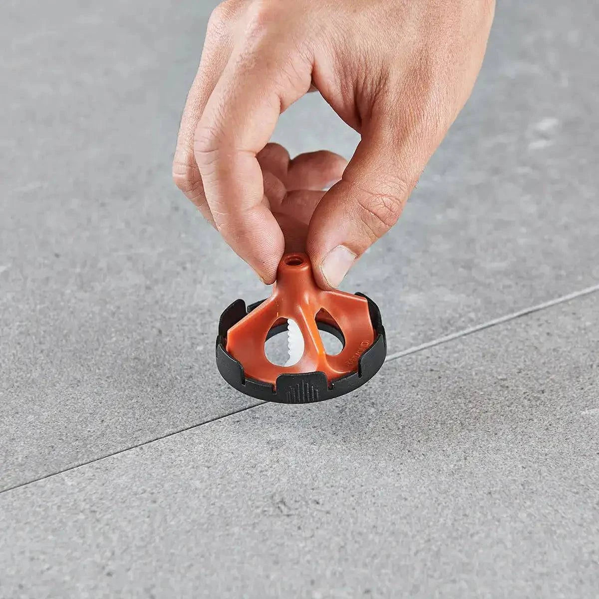 Leveling Tile with Raimondi Vite System and Protective Cap