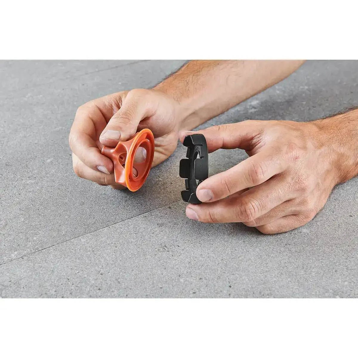 Re-usable Vite Leveling System Cap and Protective Ring