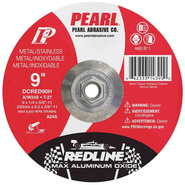 Pearl Redline Max A.O. Depressed Center Wheel 9" x 1/4" x 7/8"