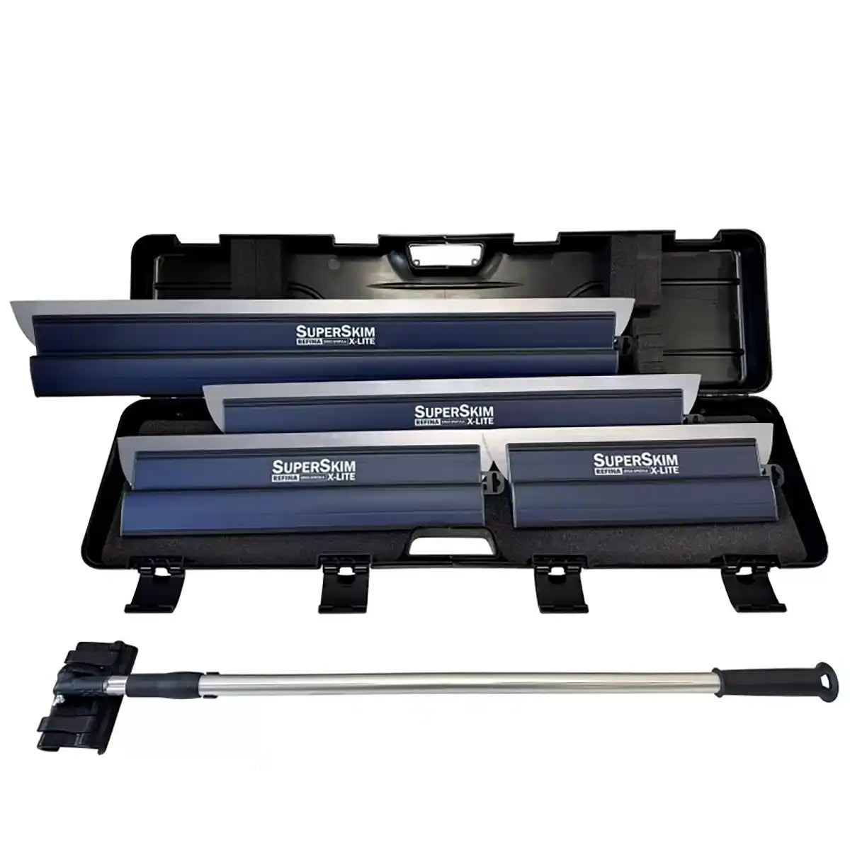 Refina Kit 18", 24",  32", 40" spatulas, 78" pole and case