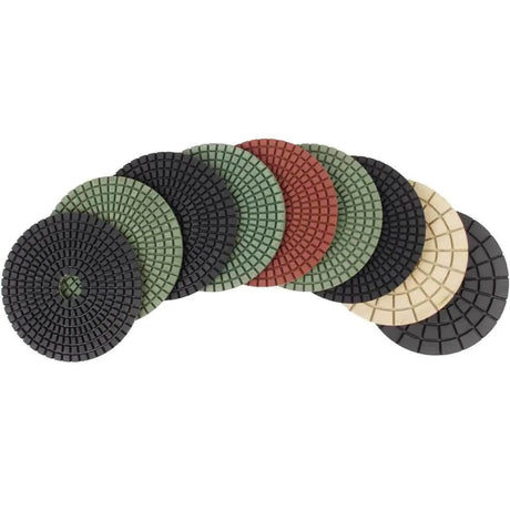 Husqvarna 4" Resin Flex Wet Pads for Granite - Contractors Direct