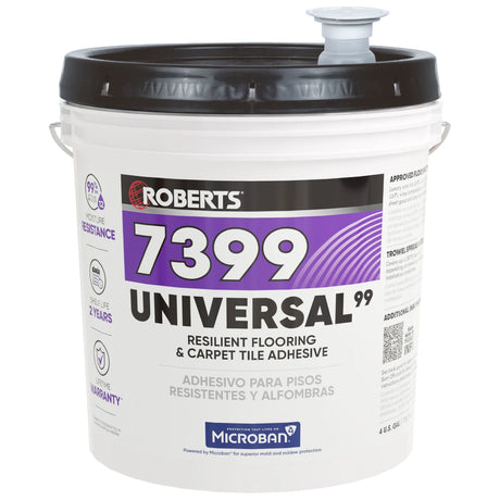 Roberts 7399  Universal PLUS Resilient Flooring & Modular Carpet Tile Adhesive