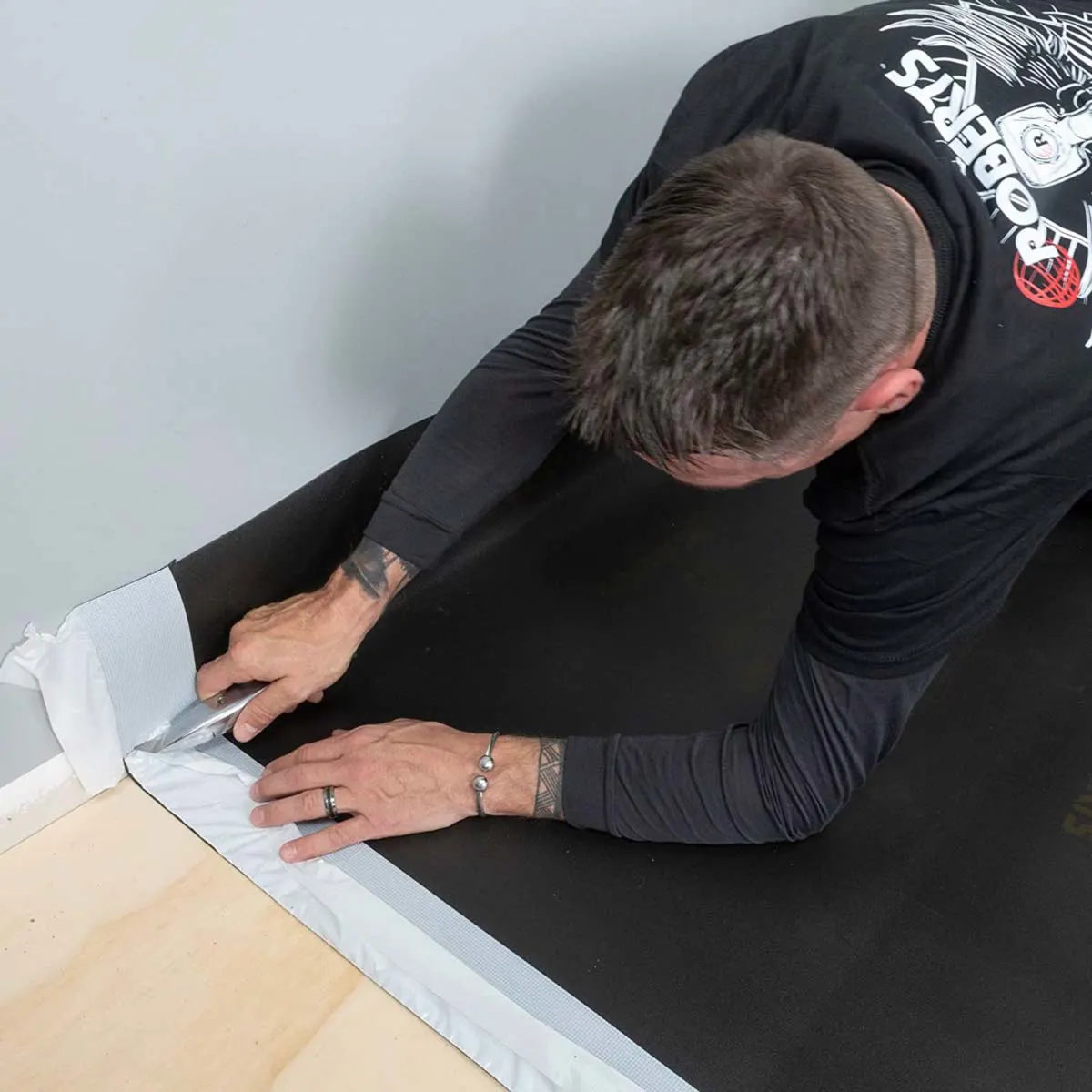 noise reduction underlayment, Roberts black jack mat for wood floor