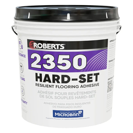 Roberts 2350 Hard Set Resilient Flooring Adhesive - 4 Gallons