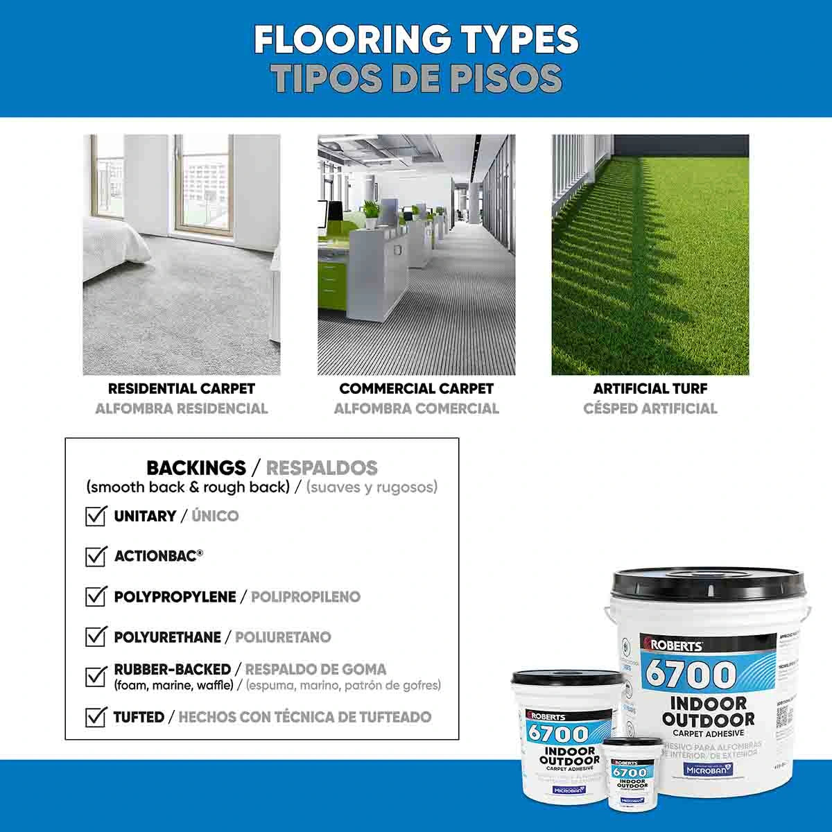 Roberts Indoor/Outdoor Carpet Adhesive Outdoors