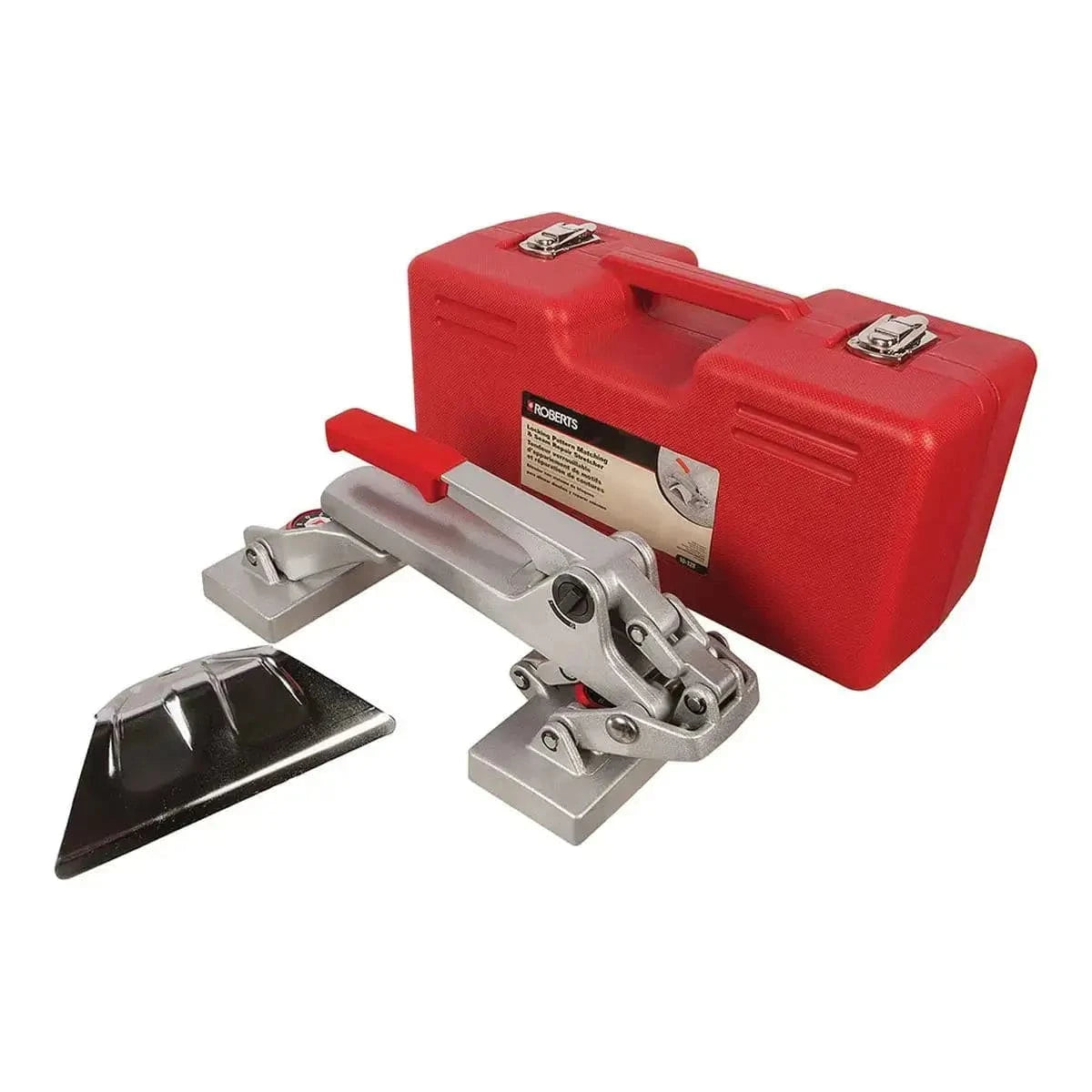 10-128 - Locking Pattern Matching and Seam Repair Carpet Stretcher, roberts carpet tools, seam fixer