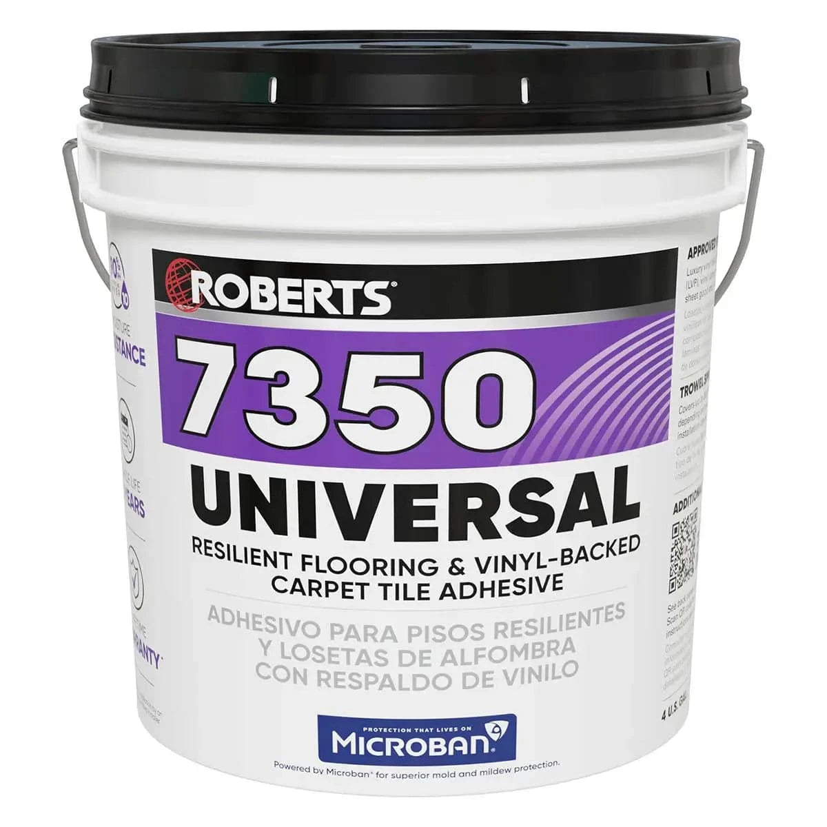 Roberts Universal Resilient Flooring & Vinyl-Backed Carpet Tile Adhesive