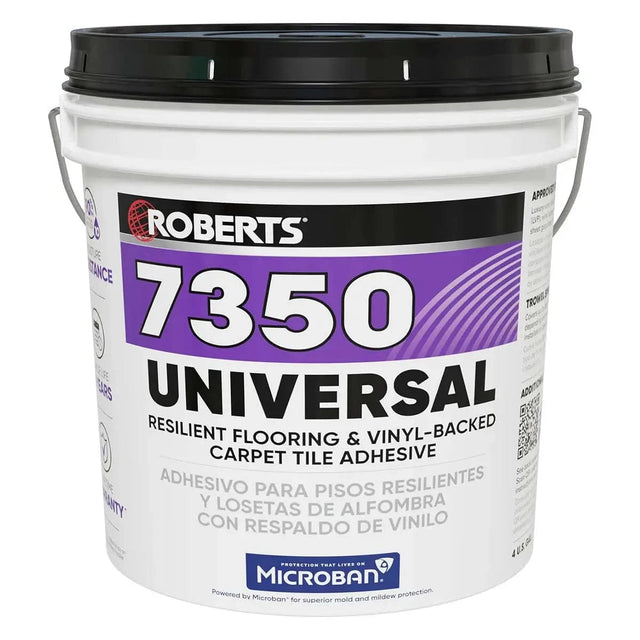 Roberts Universal Resilient Flooring & Vinyl-Backed Carpet Tile Adhesive