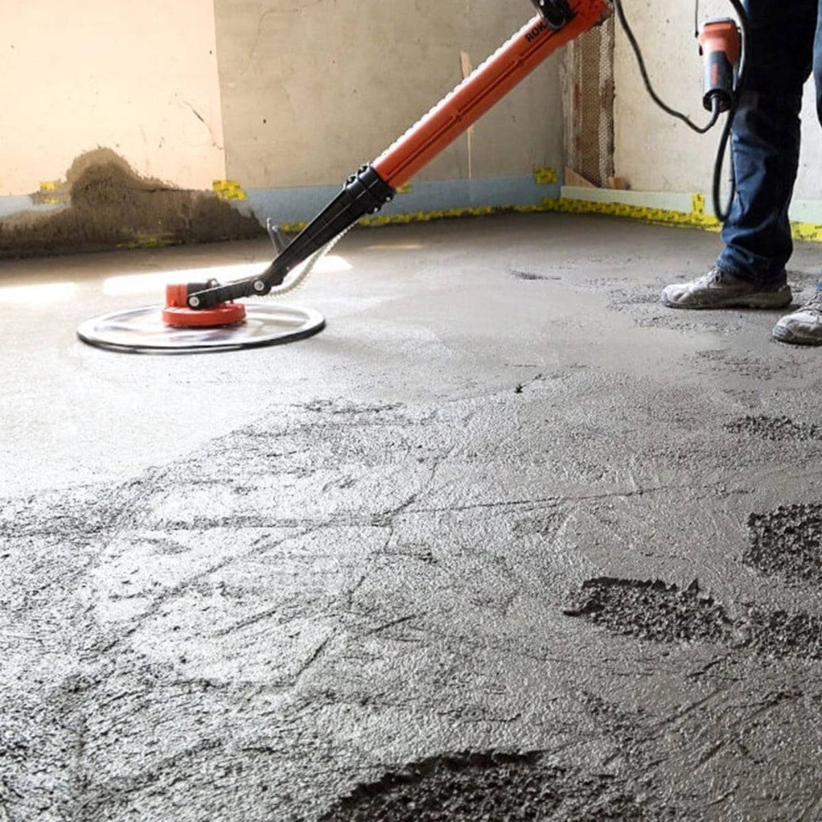 Rokamat Skate Concrete Power Trowel Indoor 2