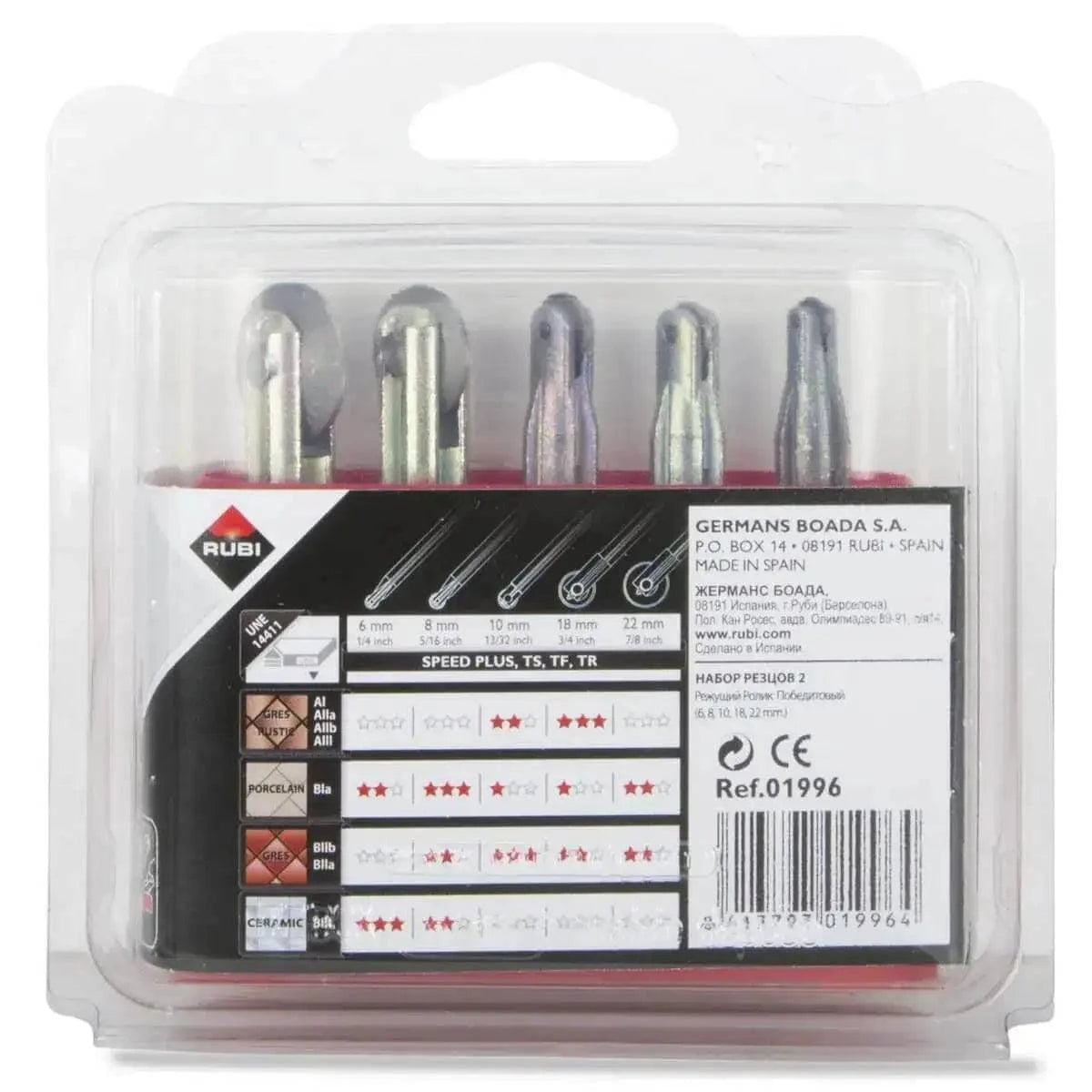 rubi tile cutter wheel kit