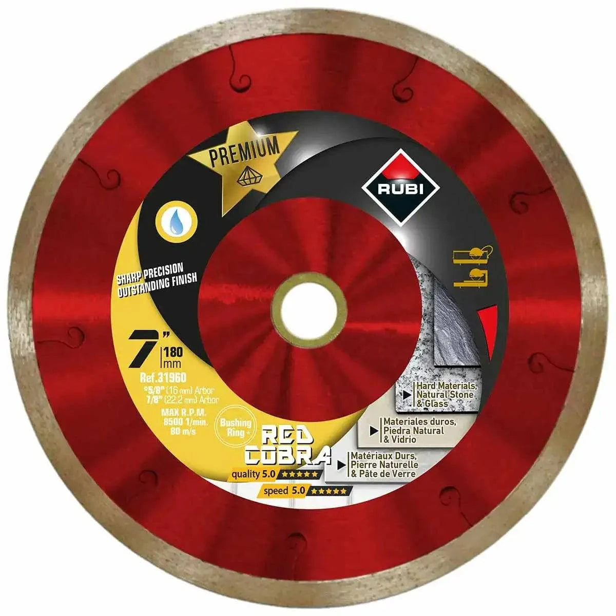 Rubi Red Cobra Diamond Blade