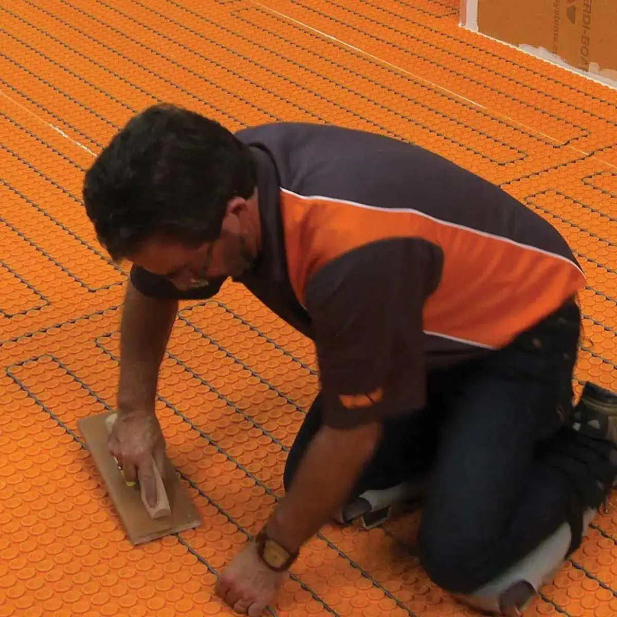 Schluter Floor Heating Cable in DITRA-HEAT Membrane