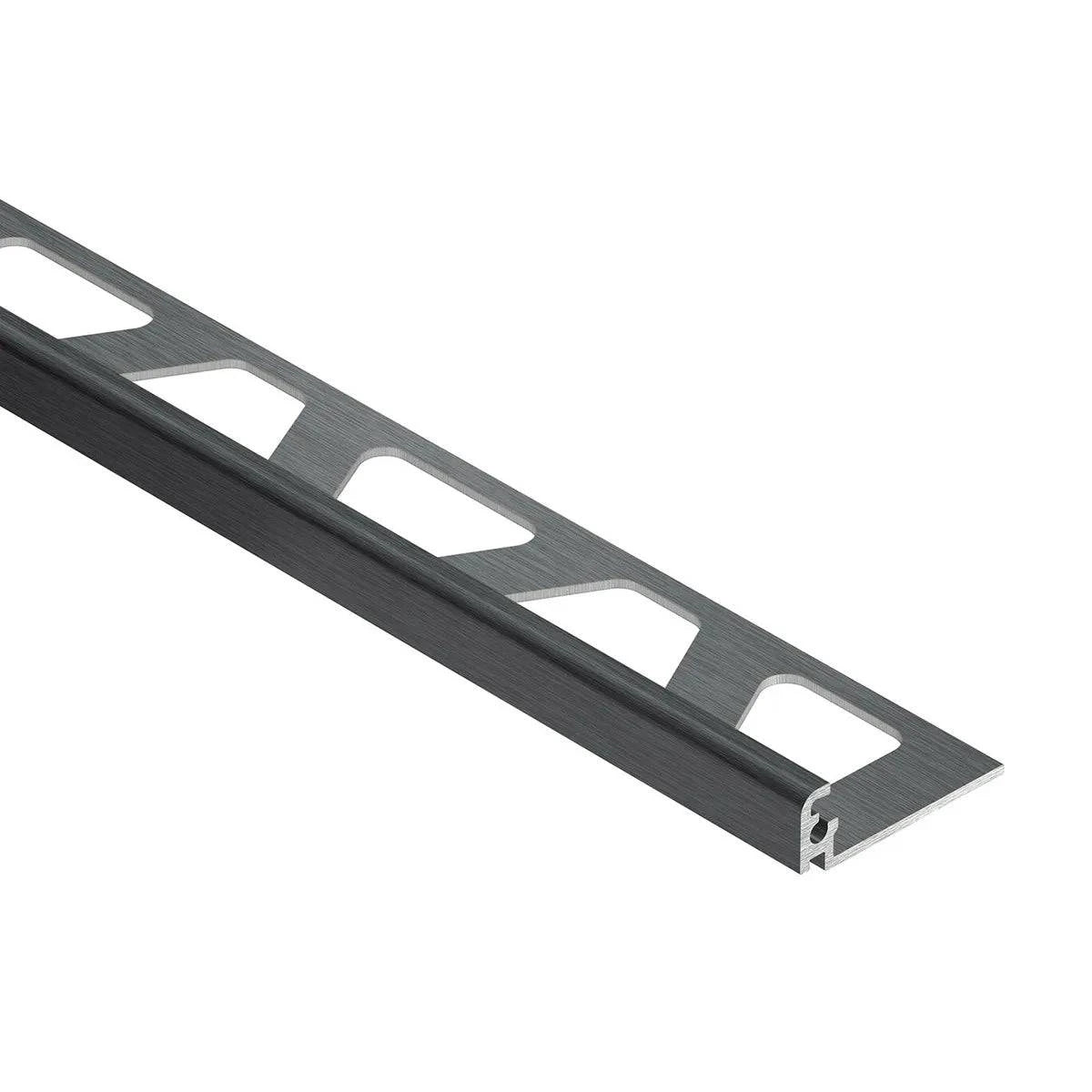 Schluter Jolly Edge Trim (1/4"-5/16") Brushed Graphite