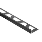 Schluter Jolly Edge Trim (3/8"-7/16") Dark Anthracite
