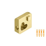 Schluter Jolly Outside Corner Brushed Brass Anodized