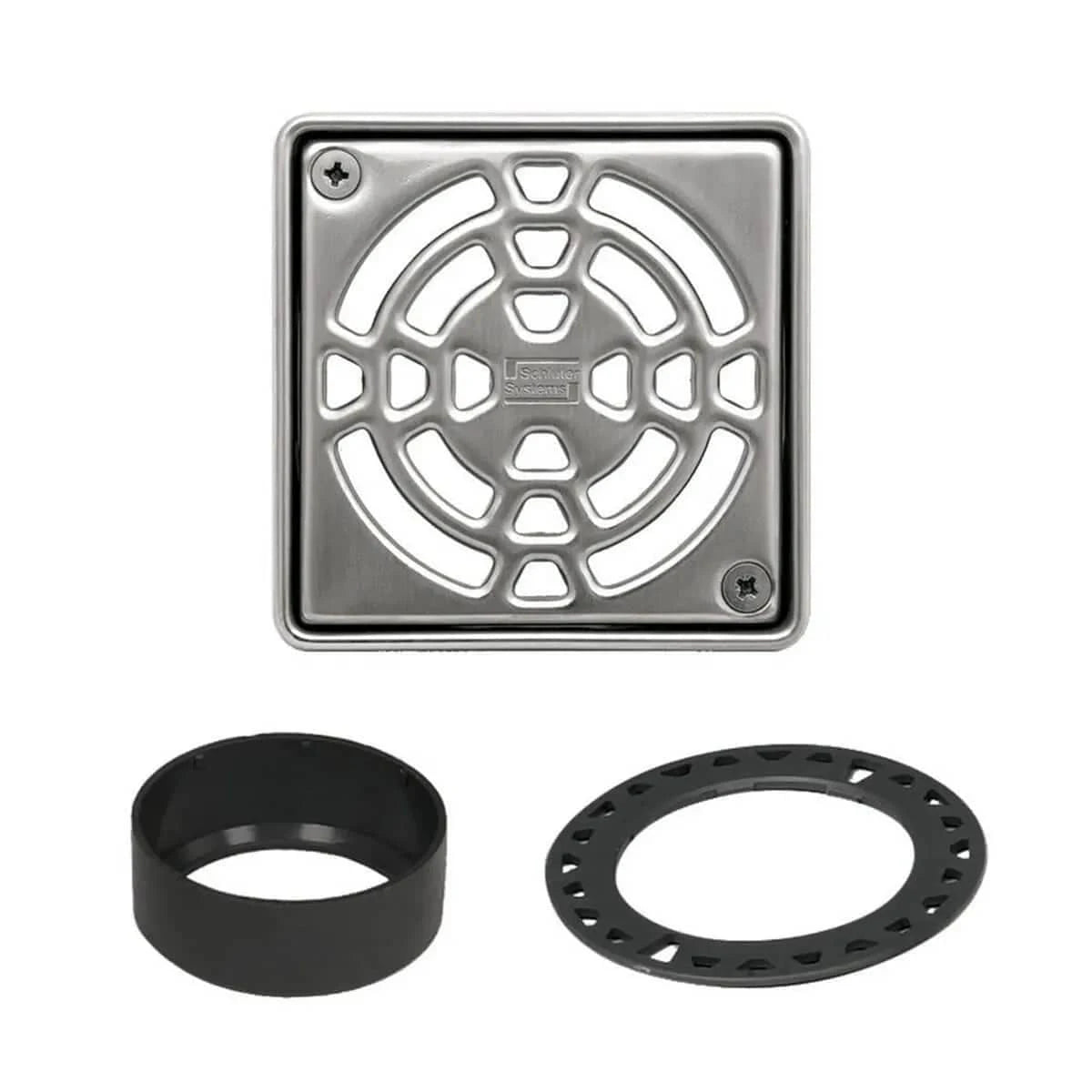 Schluter Kerdi 4 inch Stainless Steel Shower Drain Grate
