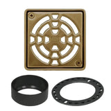 Schluter Kerdi 4" Shower Drain Grates