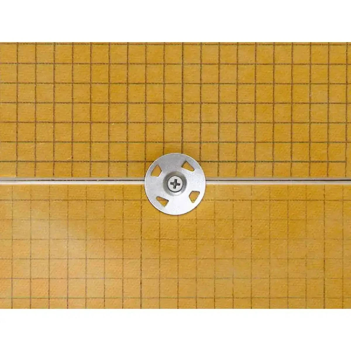 Securing Schluter KERDI-BOARD with Tab Washers