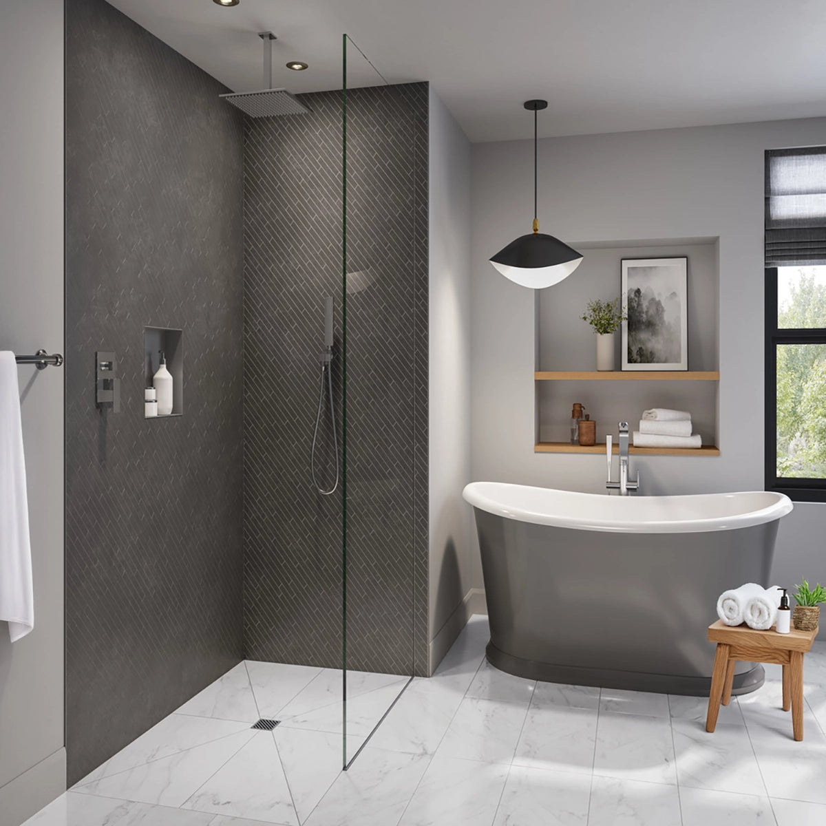 Schluter Kerdi-Drain Shower install recess kit