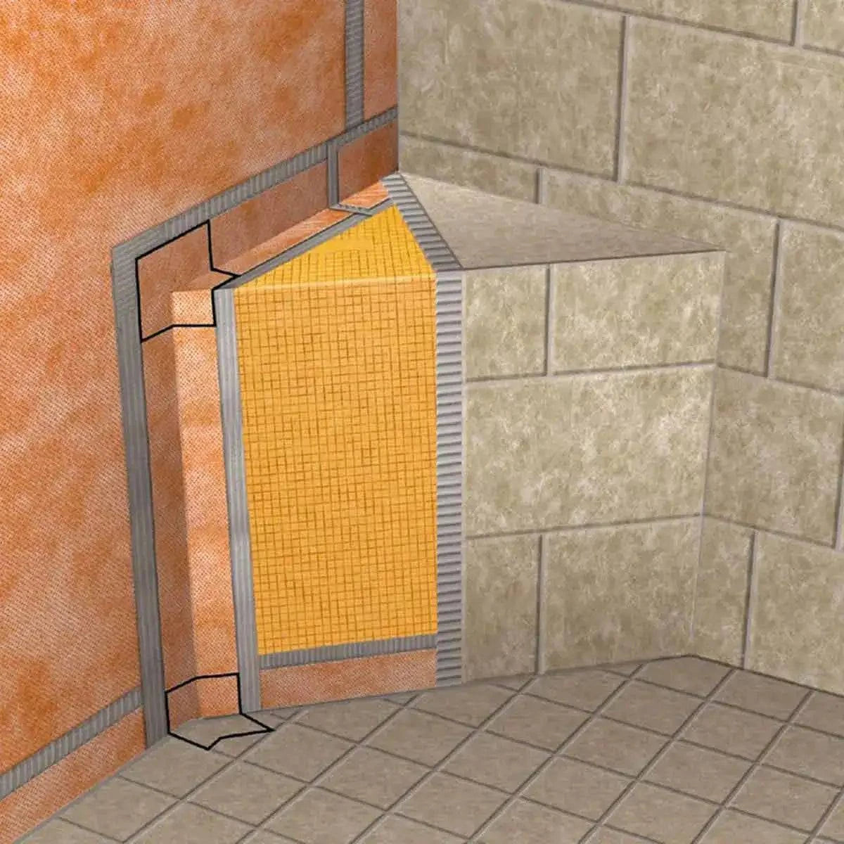 KERSB135K Kerdi Kereck Kit install