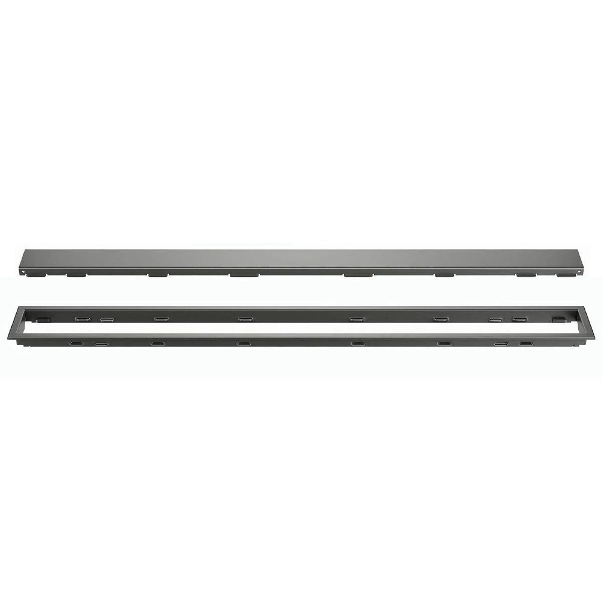 Schluter KERDI-LINE Dark Anthracite Linear Grate Kit