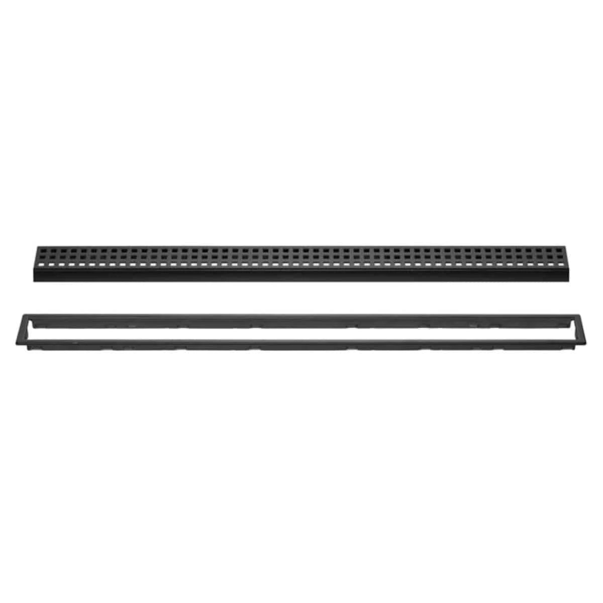Schluter KERDI-LINE Matte Black Linear Grate Kit