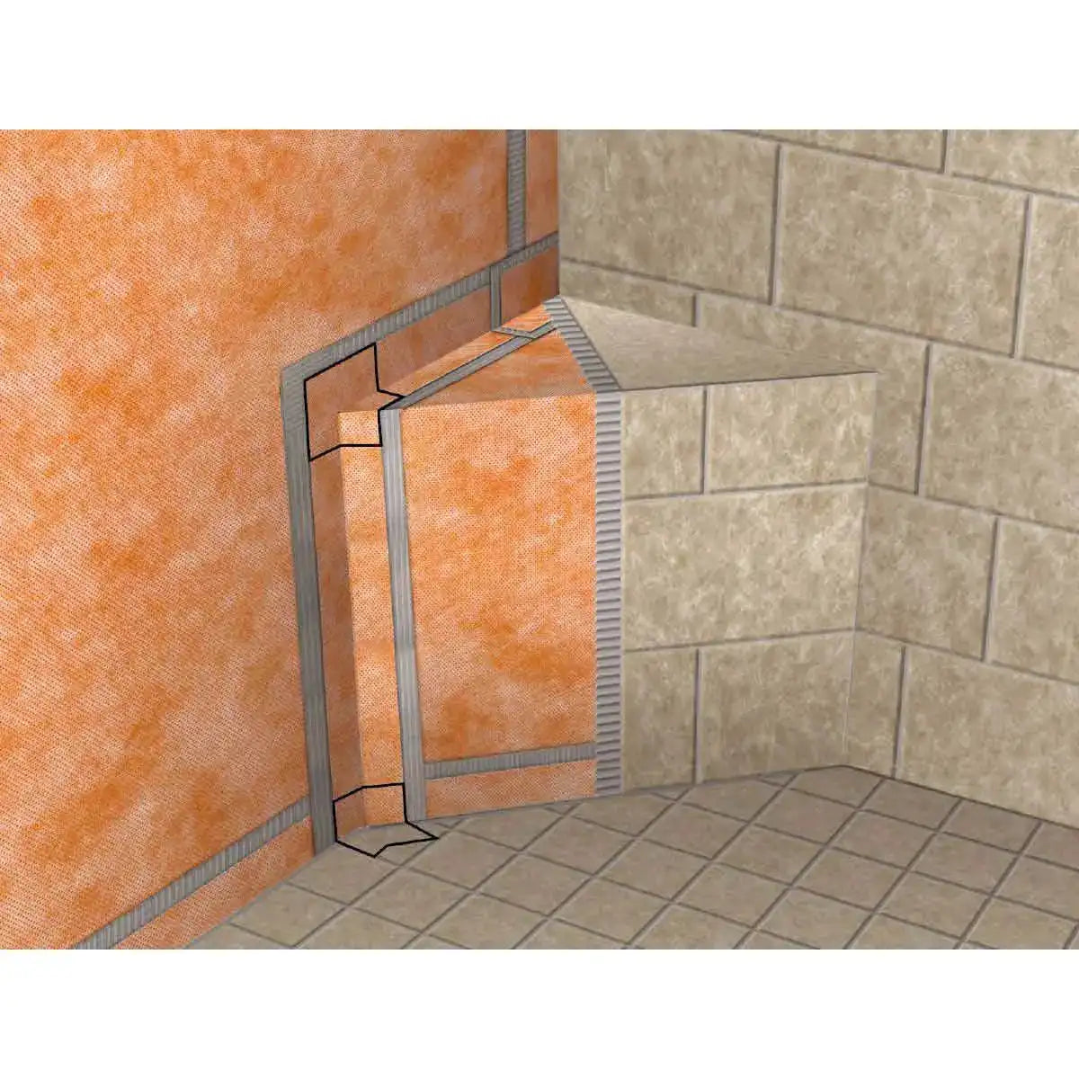 KERDI Waterproof Membrane Diagram