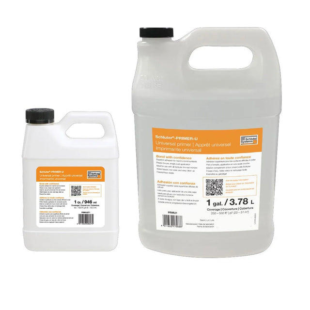 Schluter-PRIMER-U Universal primer in 1 quart or 1 gallon jugs