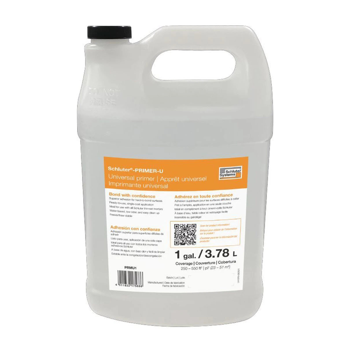 1 Gallon Schluter-PRIMER-U Universal primer