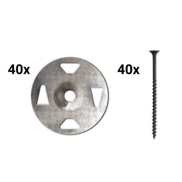 Schluter Systems KERDI-BOARD 1-5/8" Screw + Washer Set