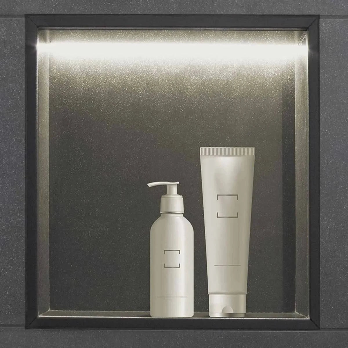 Kerdi-SNLT installed with LED light