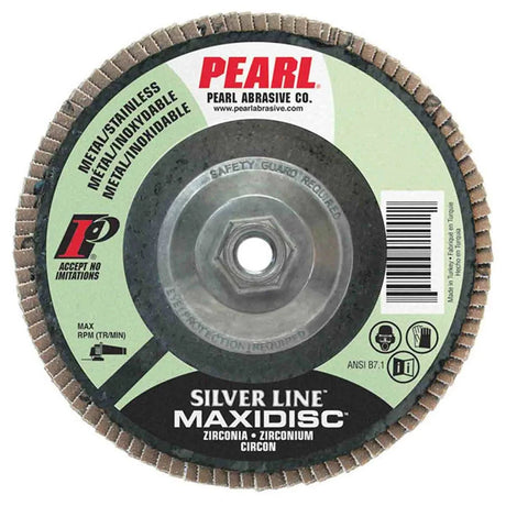 Silver Line Zirconia Maxidisc Flap Disc 4-1/2" x 5/8"-11 Z40 T29