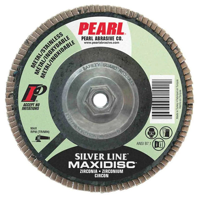 Silver Line Zirconia Maxidisc Flap Disc 4-1/2" x 5/8"-11 Z40 T29