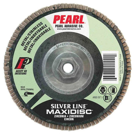 Silver Line Zirconia Maxidisc Flap Disc 4-1/2" x 7/8" Z80 T29