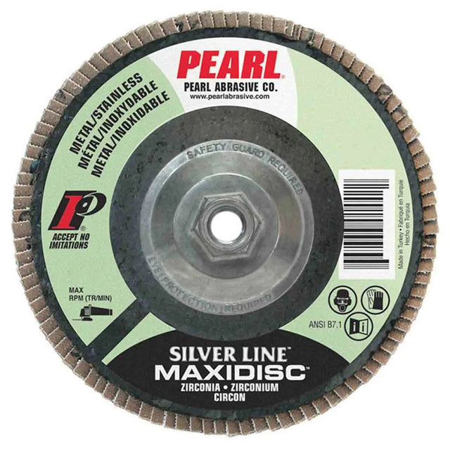 Silver Line Zirconia Maxidisc Flap Disc 4-1/2" x 7/8" Z80 T29