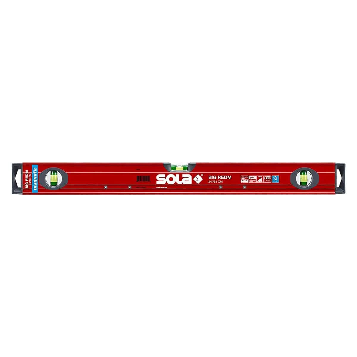 Sola 24" Big Red Magnetic Level, LSB24LM, 24 inches level