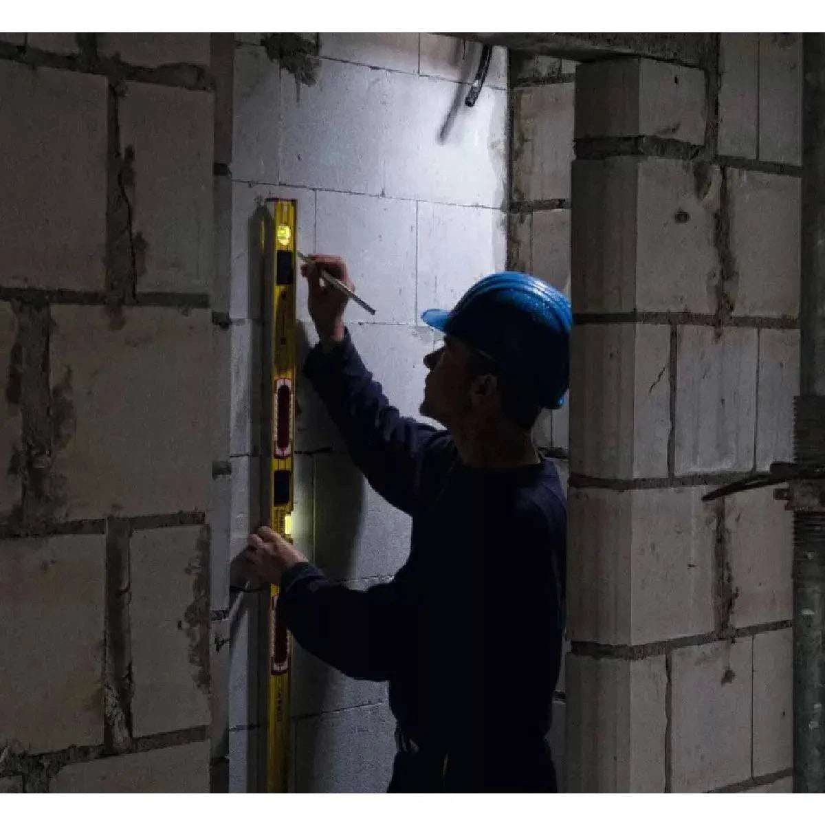 Stabila 24 inches Type 196-2 LED Lighted Level, 39324, LED vials