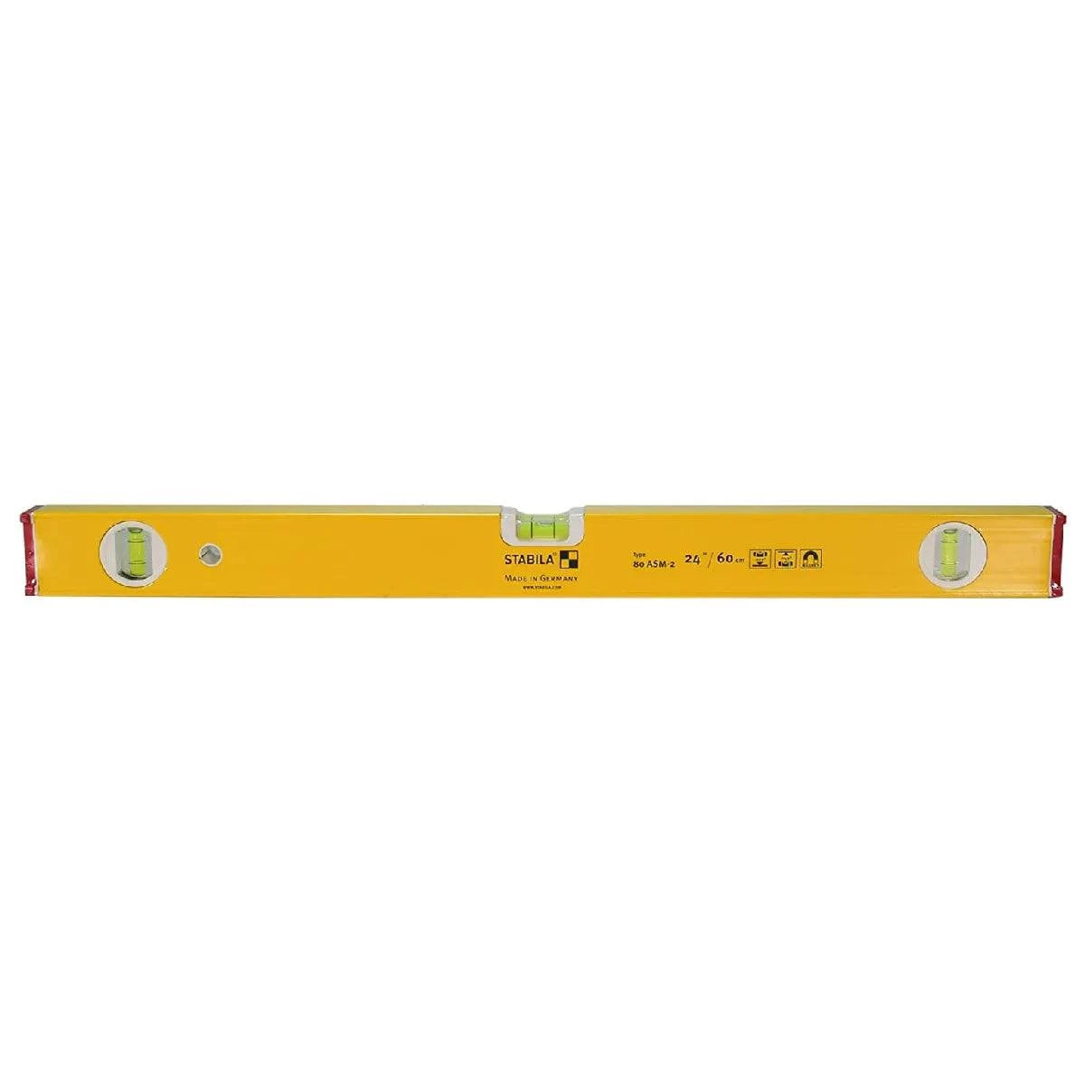 Stabila 24 inches Type 80 ASM-2 Magnetic Spirit Level, 29224