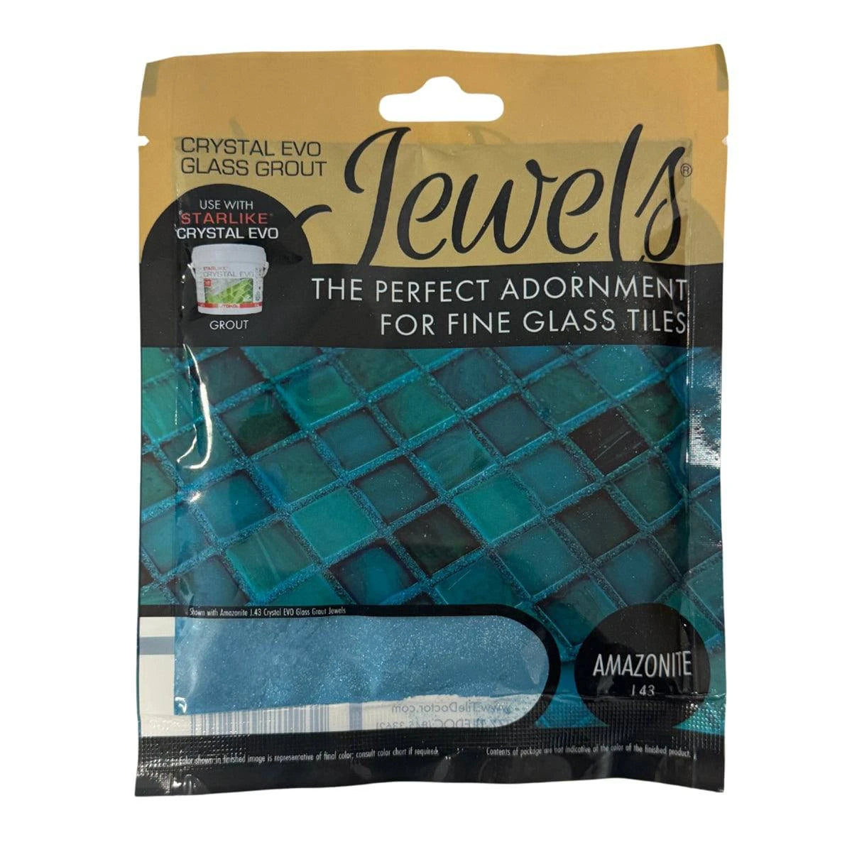 Starlike EVO Crystal Grout Jewel Additives Amazonite