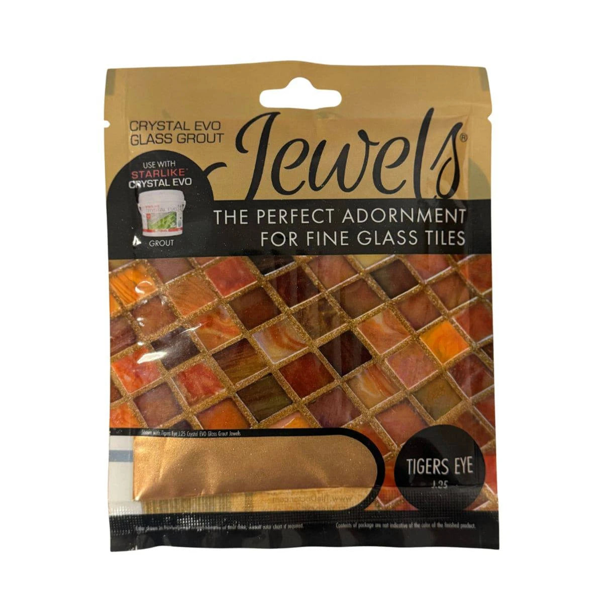 Starlike EVO Crystal Grout Jewel Additives Tigers Eye
