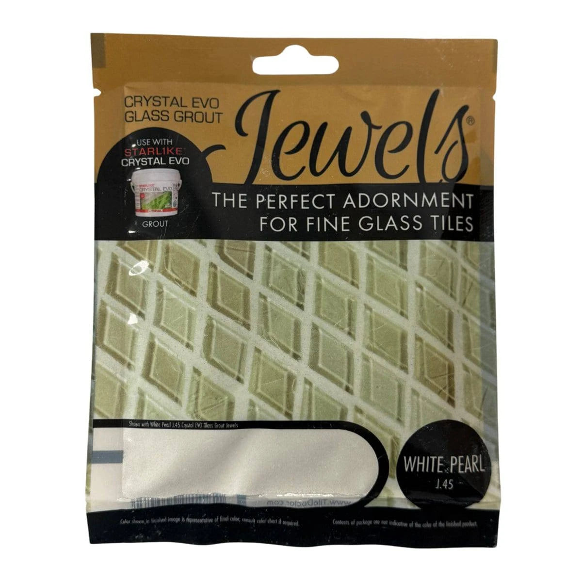 Starlike EVO Crystal Grout Jewel Additives White Pearl