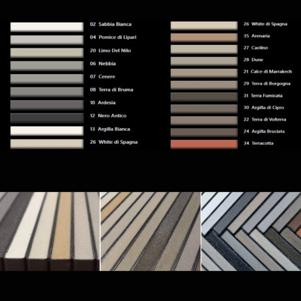 Starlike PRO Colors Chart