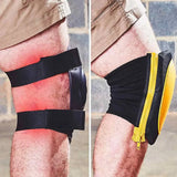 Strapped Knee Pads side by side with Strapless Knee Pads
