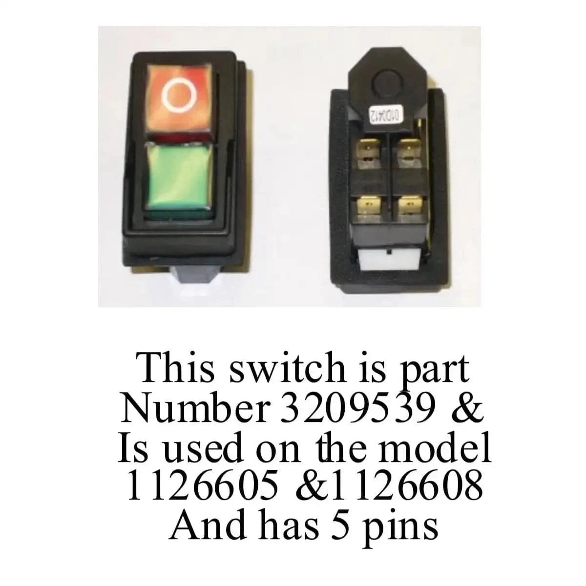 3209539 Switch for Imer mixers and saw, Push Button