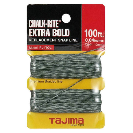 Tajima Chalk Rite Extra Bold 1mm Braided Line - 100 ft